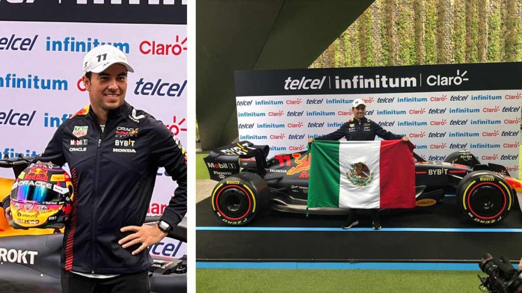 Checo P Rez Presenta Su Nuevo Casco Para El Gp De M Xico M Xico