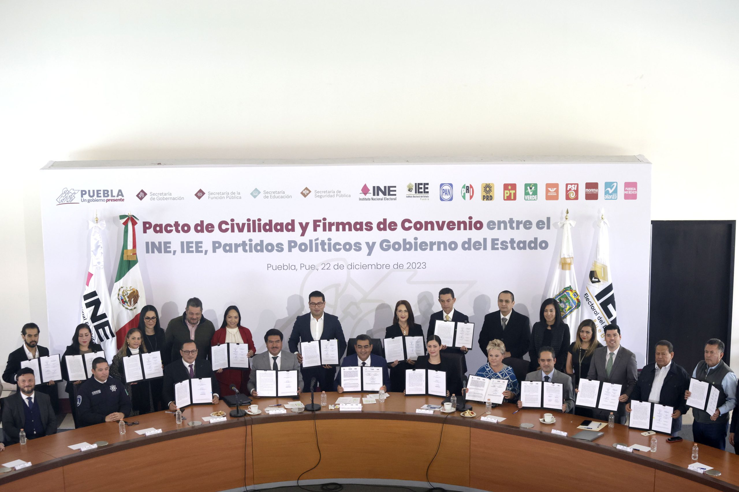 Firman Pacto De Civilidad Partidos Pol Ticos En Puebla