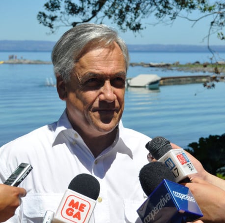 Sebastián Piñera reconoce visita de David Rockefeller al Lago Ranco a casa de Agustín Edwards