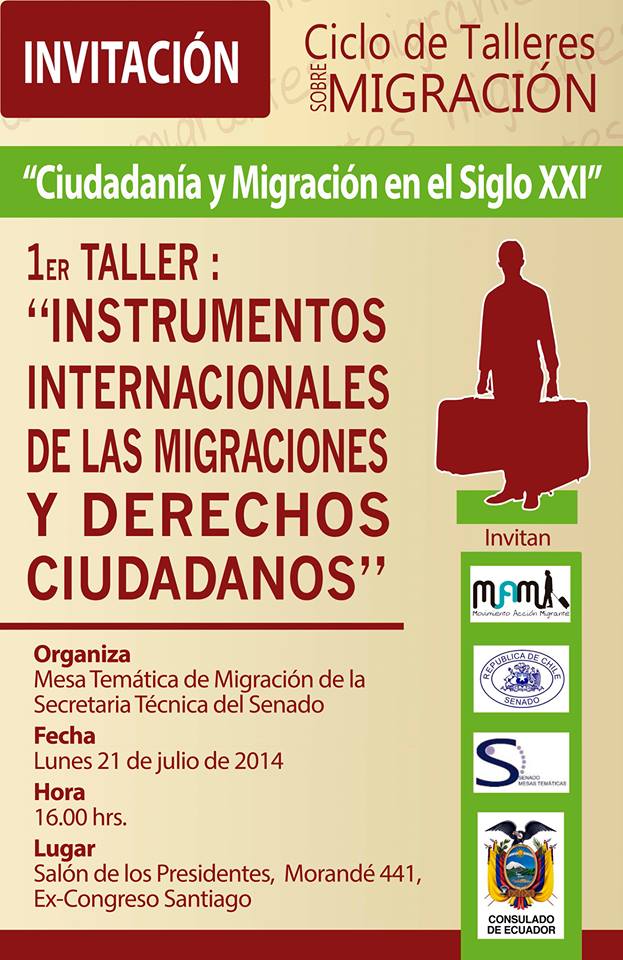 Se Inicia Ciclo De Talleres Sobre Migracion Y Ciudadania En Santiago