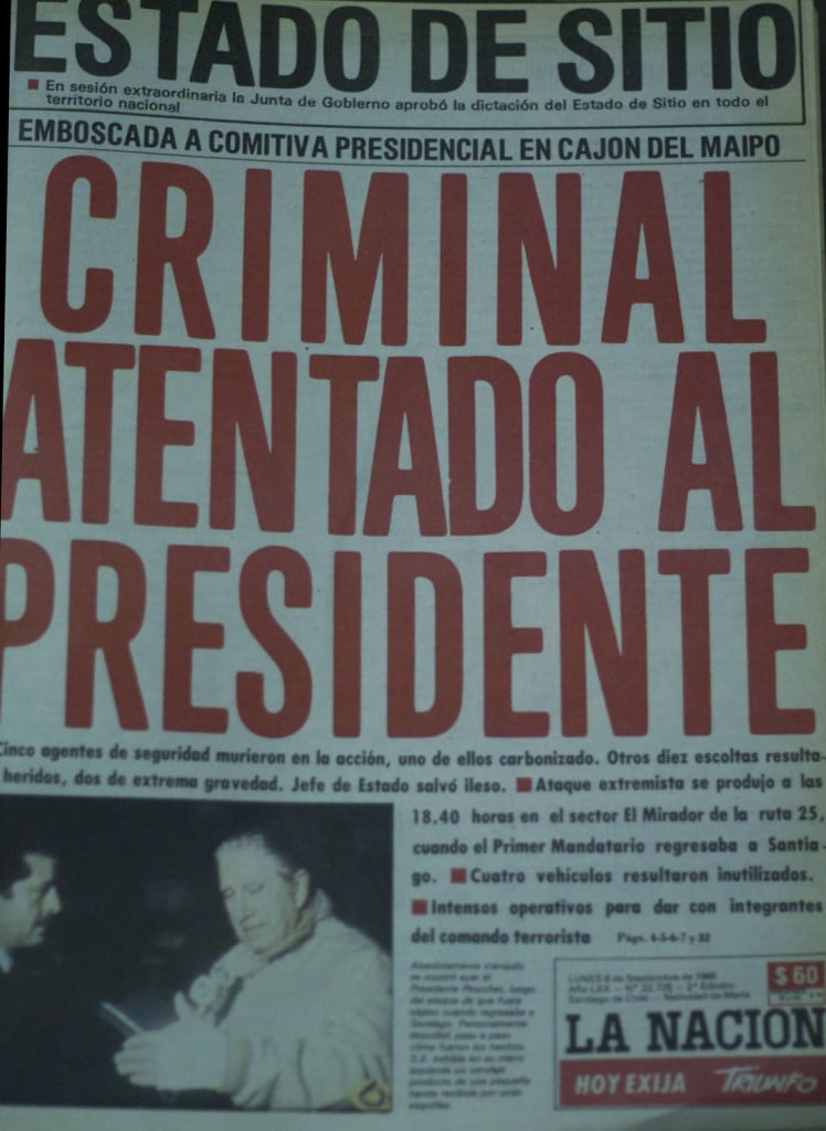 A 28 Años Del Atentado A Pinochet: Mira Cómo Tituló La Prensa De La ...