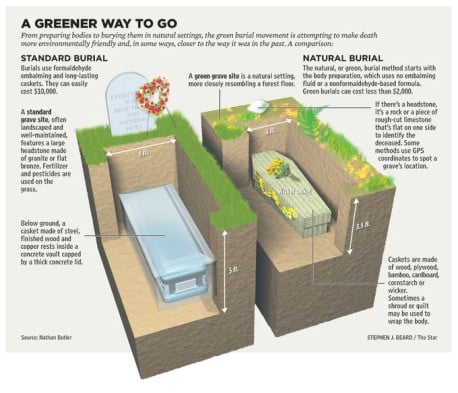 Entierros Verdes: Muerte ecológica