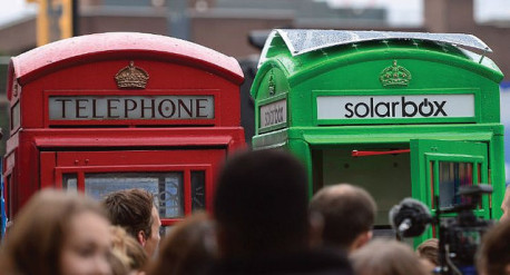 Solarboxes, cabinas para la recarga de teléfonos con energía solar