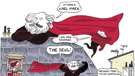 Vida y legado de Karl Marx en formato comic