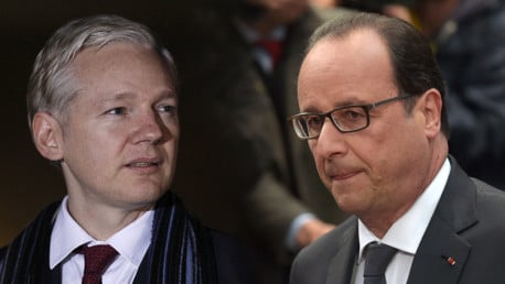 Assange llama a Hollande a no «esconder la cabeza como un avestruz» ante el escándalo de espionaje