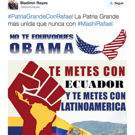 #PatriaGrandeConRafael