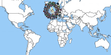 Mapa interactivo permite ver la historia de la migración en el mundo