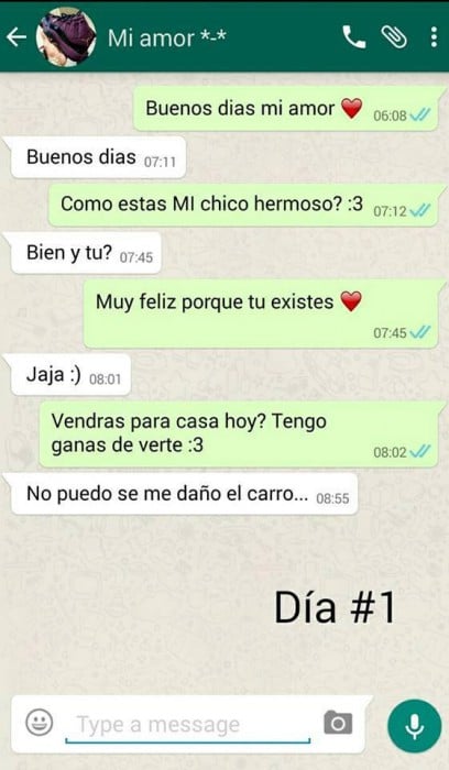 Cómo me di cuenta tras 10 días de screenshot a las conversaciones con mi novio de que no era el indicado