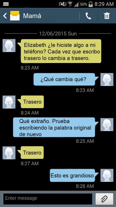 Esta hija le hace las peores bromas por whatsapp a su madre