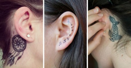 Tatuajes discretos y de buen gusto para tus orejeas