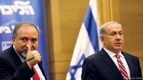 netanyahu y lieberman