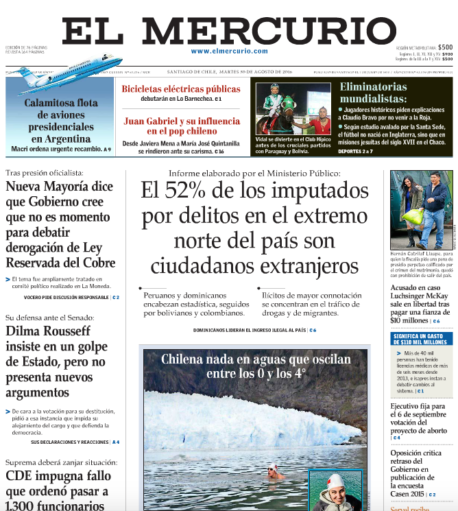 portada El mercurio