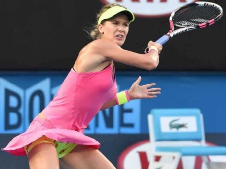 La tenista Eugenie Bouchard se desnuda a lo Kim Kardashian y saca carcajadas