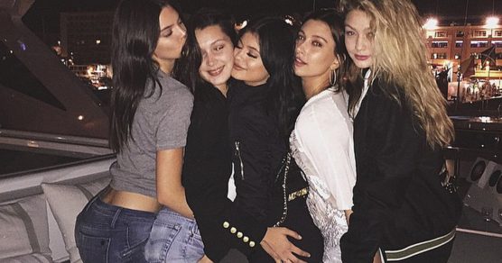 La polémica foto de Bella Hadid y Kendall Jenner que las involucra en un trío