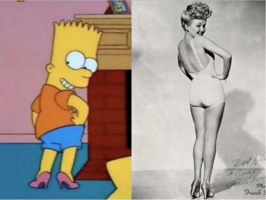 12 Fotografías históricas que fueron recreadas genialmente por “Los Simpson”