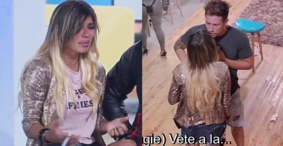 La brutal escena de celos de Angie Jibaja a su pareja Felipe Lasso en “Doble Tentación”