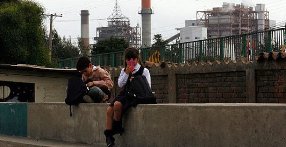 16 niños resultaron intoxicados en Puchuncaví por paso de nube tóxica