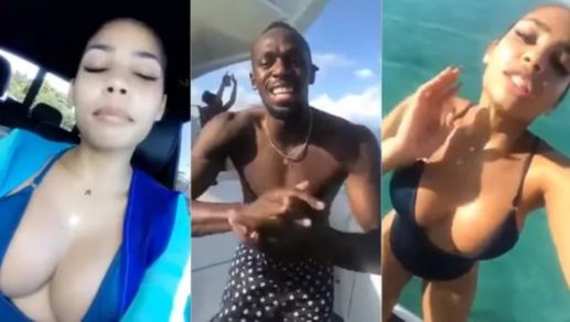 (Videos) Así es la alocada vida de Usain Bolt fuera de las pistas: champagne y bailes a bordo de un lujoso yate en el Caribe