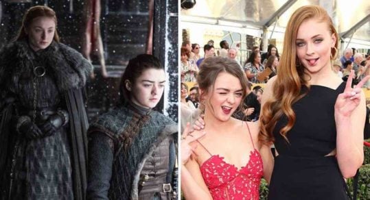 “Arya Stark” se enteró del compromiso de Sophie Turner y su reacción fue encantadora