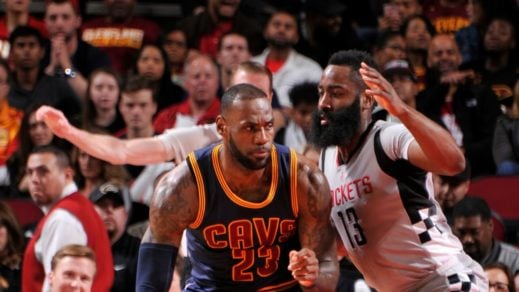 Lebron James y James Harden