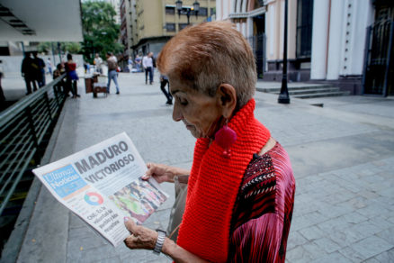 Prensa venezolana luego del triunfo de Nicolás Maduro