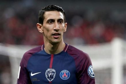 Di María con el uniforme del PSG