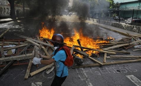 Violencia opositora