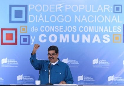 Maduro llamó a expandir las fuerzas comunales en toda Venezuela