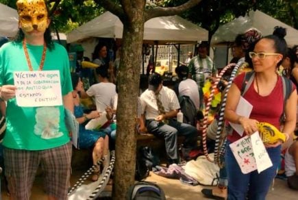 Colombia: Medellín protesta contra proyectos hidroeléctricos y mineros