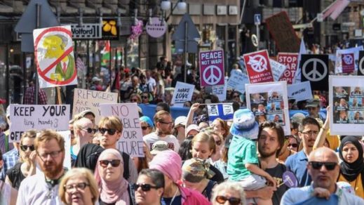 Manifestaciones en Helsinki de cara a la cumbre Tump-Putin transcurren sin incidentes