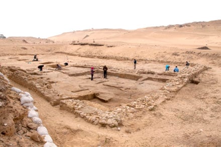 Se encontraron dos casas de 4.500 años de antigüedad cerca de las pirámides de Giza