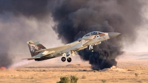 Ataque de aviones en Gaza