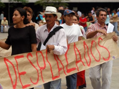 Cifra de desplazados en Colombia durante primer semestre del año supera al total de 2017