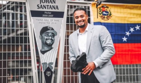 Johan Santana entró al Salón de la Fama