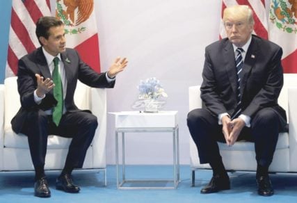 Trump y Peña Nieto