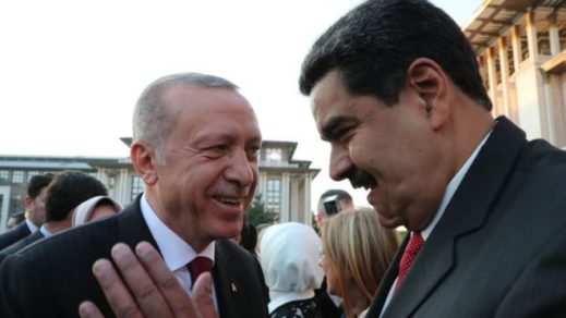 Erdogan ofrece apoyo a venezuela