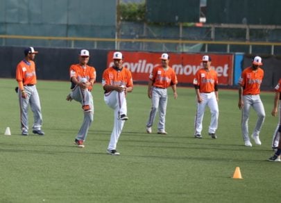 Entrenamiento de Caribes de Anzoátegui