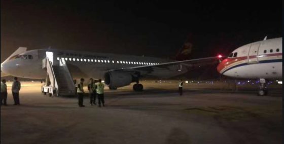 Colisión de aviones en aeropuerto de China