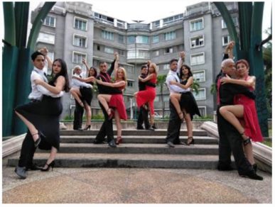 el Tango se hace presente en la capital venezolana