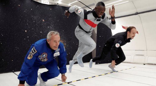 Usaint Bolt en el espacio