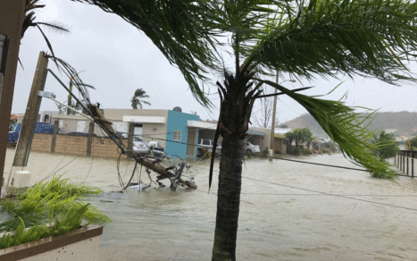 Huracán María a su paso por Puerto Rico