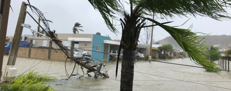 Huracán María a su paso por Puerto Rico