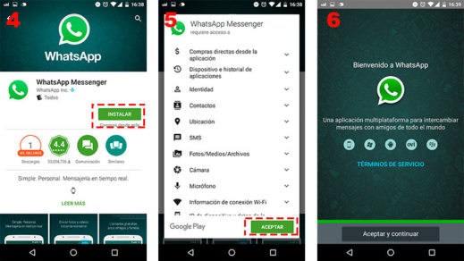 Whatsapp para instalar en las tablet