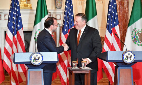 pompeo en México para abordar tema migratorio