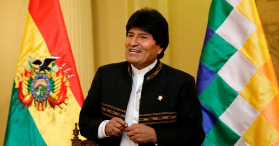 Evo Morales agradece a venezuela