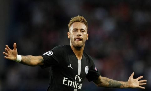 Neymar empata a Kaká como segundo máximo anotador brasileño de la Champions