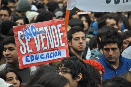 paro general de estudiantes en Colombia