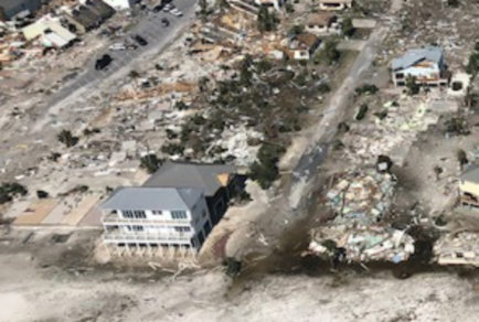 Los secretos de construcción ayudó a que «El Palacio de Arena» se mantuviera en pie ante el paso del feroz huracán Michael