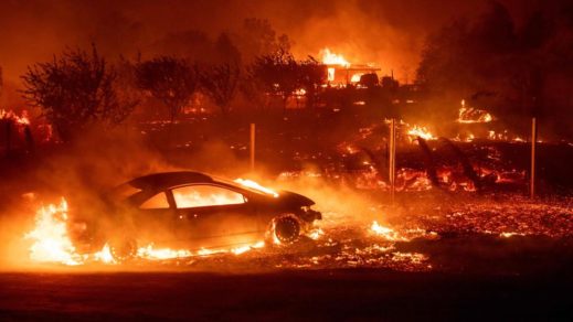 incedios en californias causan daños materiales