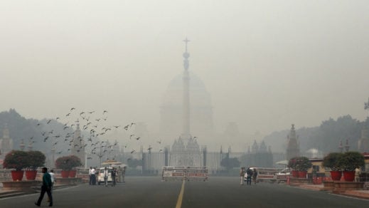 India usará lluvia artificial para combatir la contaminación ambiental